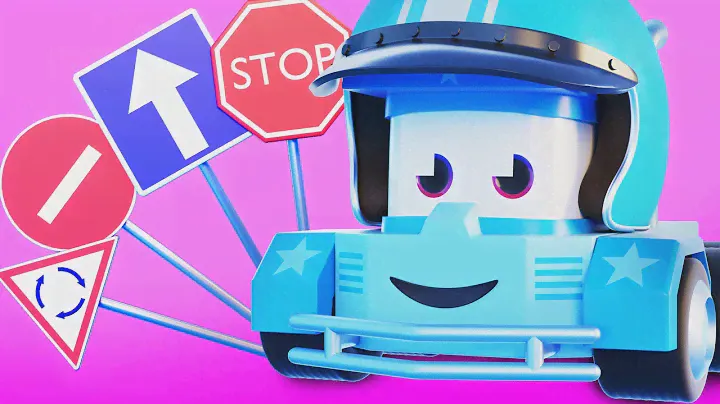 Мультфильмы с грузовиками для детей -  Дорожные знаки - Truck Games