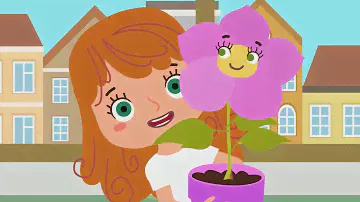 ЦВЕТОЧЕК - Песня мультфильм для детей про цветы для мамы